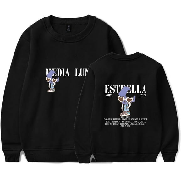 Mora New Album Estrella Merch Sweatshirt Long-Sleeved Pullover