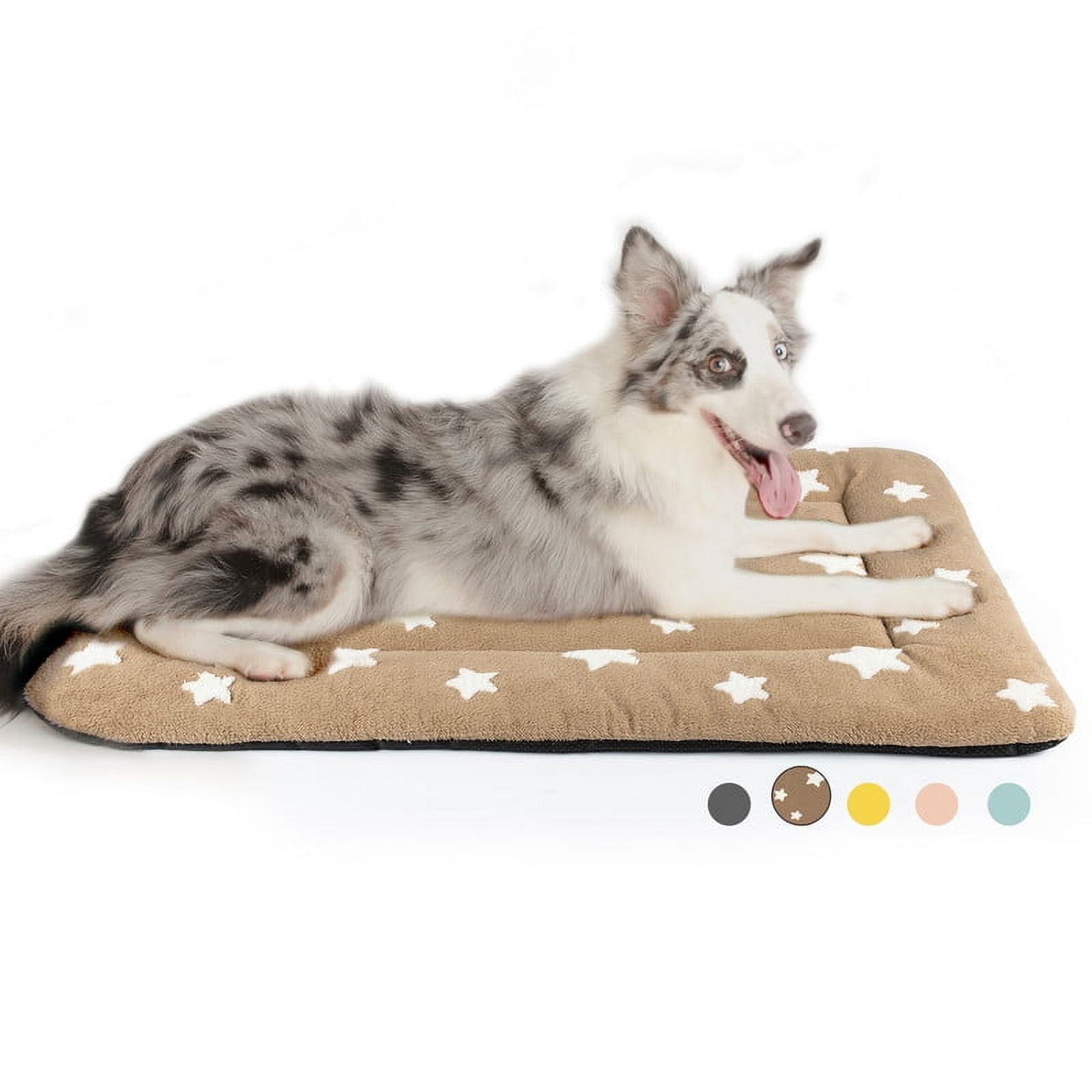 Mora Pets Dog Crate Mats with Non Slip Bottom Washable Dog Bed for Cage ...