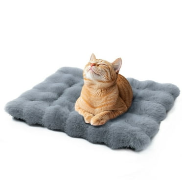 Mora Pets Fluffy Dog Bed for Indoor Cats Dogs Washable Dog Crate Mat with Anti-Slip Bottom Plush Soft Kennel Pad, 24*18