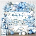 thumbnail image 1 of Morabloomy Baby Shower Decorations Set Baby Boy Theme Blue Serves 20 Guests, 260 Pieces, 1 of 8
