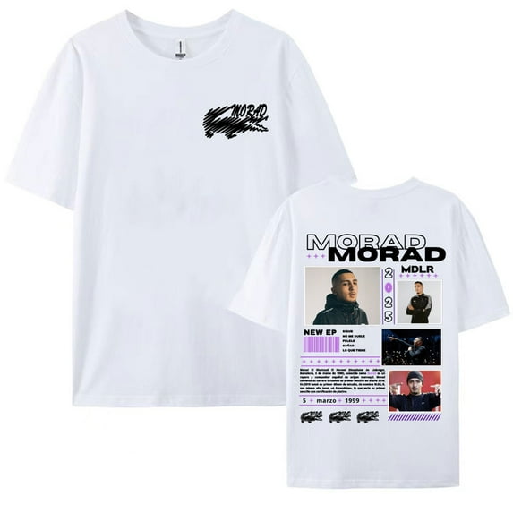 Morad MDLR Album 2025 Tour Unisex Harajuku Hip Hop Pop Music Streetwear Oversized T-Shirt