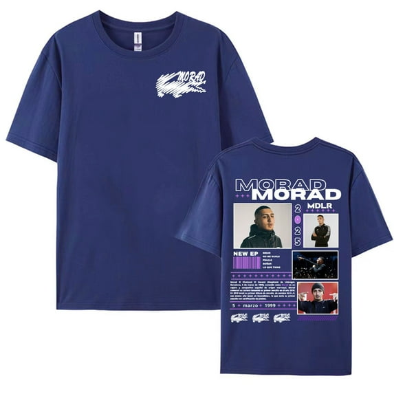 Morad MDLR Album 2025 Tour Unisex Harajuku Hip Hop Pop Music Streetwear Oversized T-Shirt