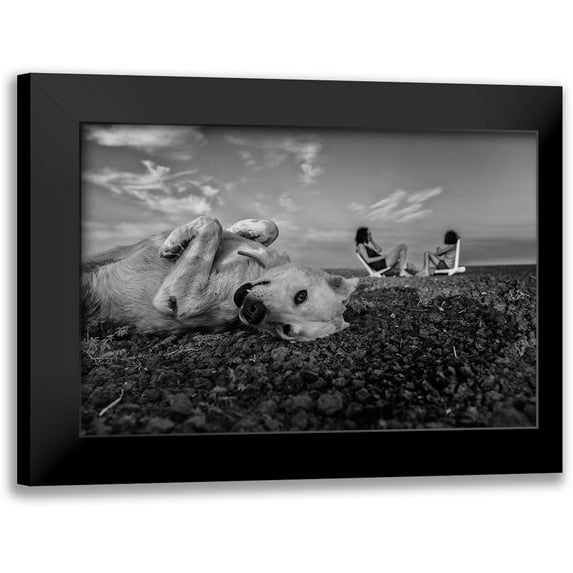 Morag, Avi 14x11 Black Modern Framed Museum Art Print Titled - Waiting Patiently