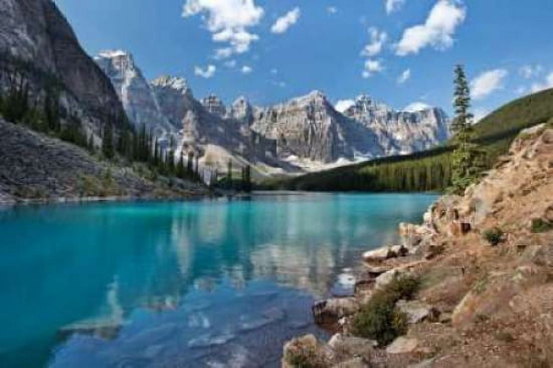 Moraine Lake I Canvas Art - Larry Malvin (24 x 36)