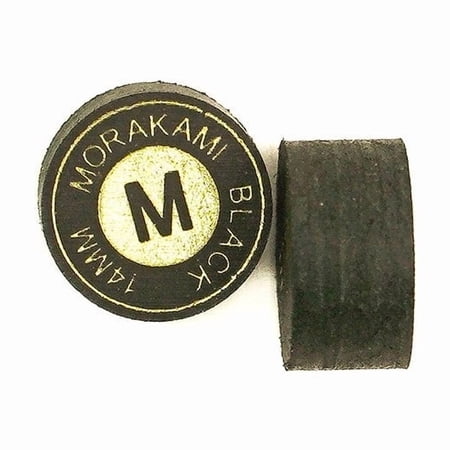 Morakami BLACK Cue Tips 14mm (1 Medium tip) Cue Building Parts Supplies