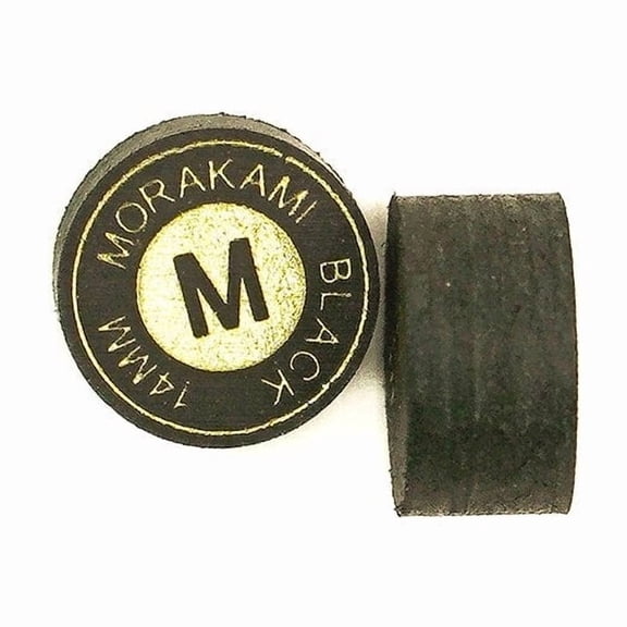 Morakami BLACK Cue Tips 14mm (1 Medium tip) Cue Building Parts Supplies
