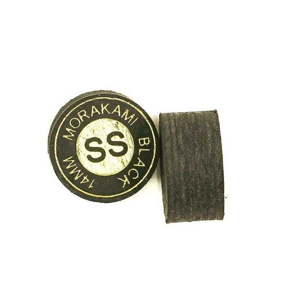 Morakami BLACK Cue Tips 14mm (1 Super Soft tip) Cue Building Parts Supplies