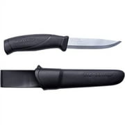 Morakniv Companion Fixed Blade Outdoor Knife with Sandvik Stainless Steel Blade, 4.1-Inch, Black