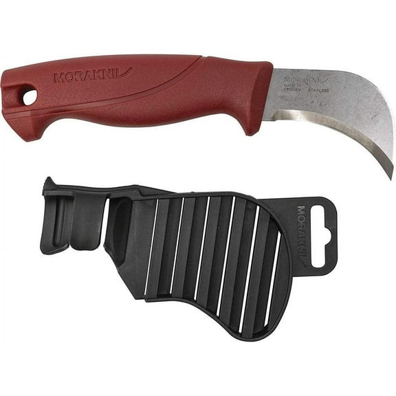 Morakniv Craftsmen Roofing Knife with Stainless Steel Blade and Plastic Sheath, 2.6-Inch