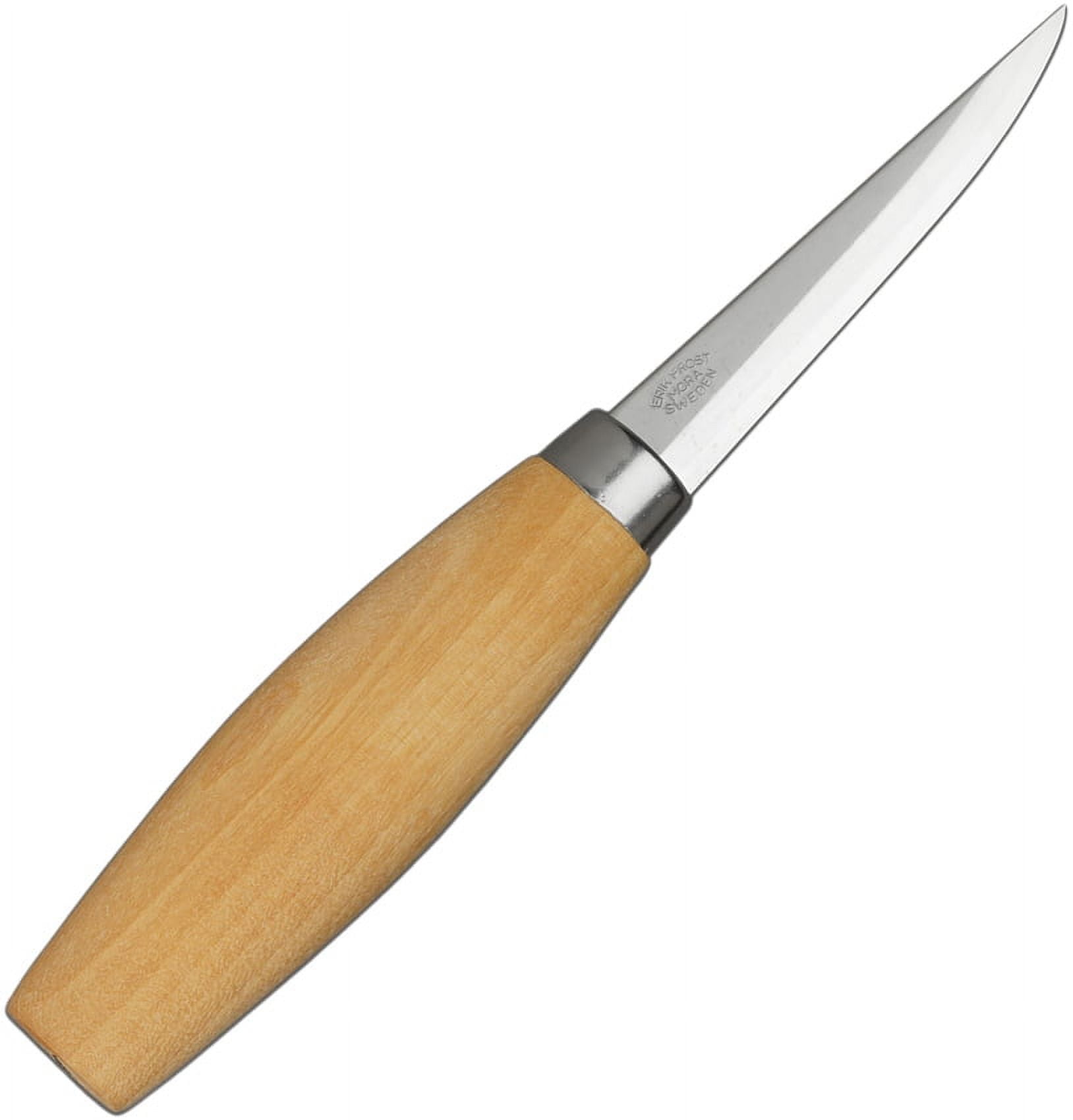 Morakniv M-14027 3.25" Carbon Steel Blade Birch Handle Wood Carving Knife