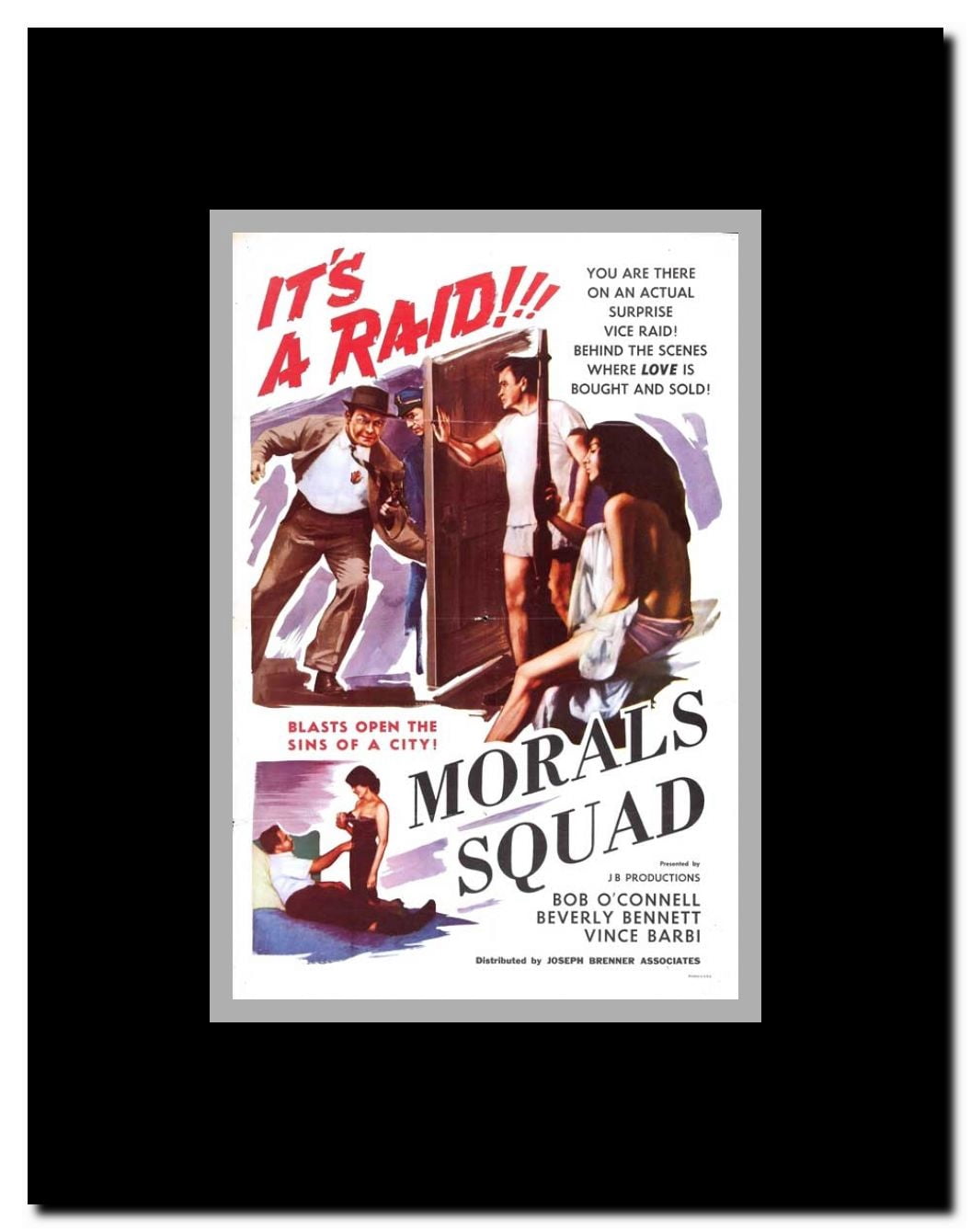Morals Squad Framed Movie Poster