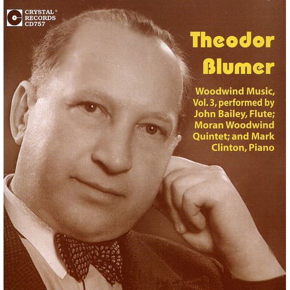 Moran Woodwind Quintet - Theodor Blumer: Woodwind Music 3 - Classical - CD