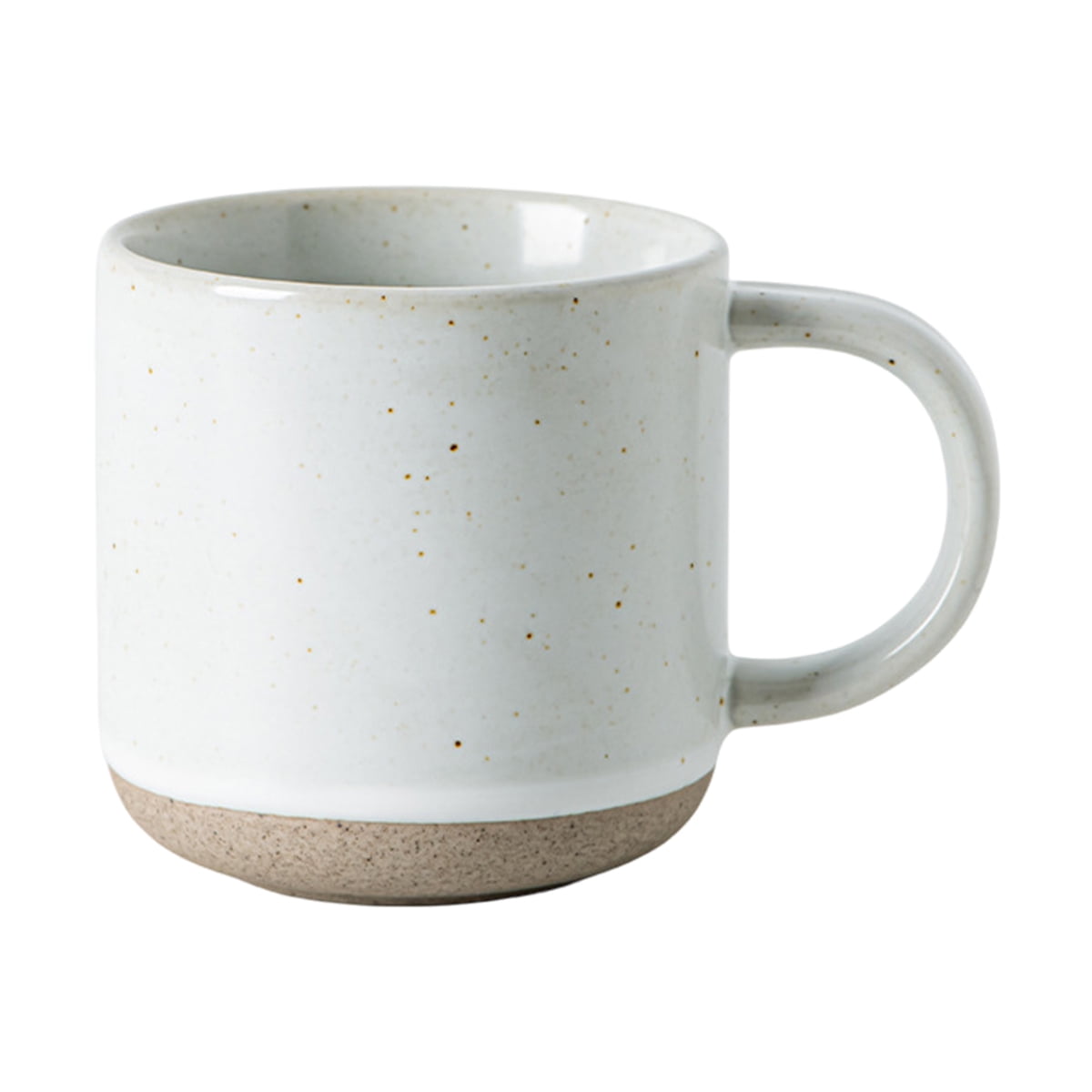 Morandi Color Ceramic Mini Espresso Cups, Porcelain Coffee Mugs Demitasse Cups, Modern Style Espresso Cups, Microwave Dishwasher Safe Suit for Espresso Machine-White