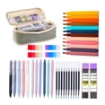 thumbnail image 1 of Morandi Full Set Stationery Kit with Pencil Case, for Campus Note-taking Art Drawing Office Writing, All-in-one Hand Account Stationery Set, 1 of 6