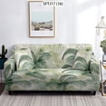 thumbnail image 1 of Morandi Leaf Corner Sofa Cover Tropical Flower Plaid on The Sofa Cushion Covers Plant Cover for Living Room 3-seater Couch Cover, 1 of 5