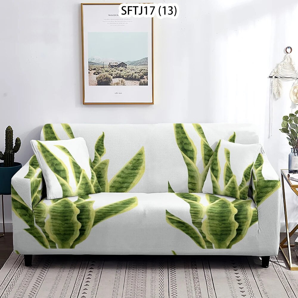 Tropical Bloom Quilted Sofa Cover NCU0TV533