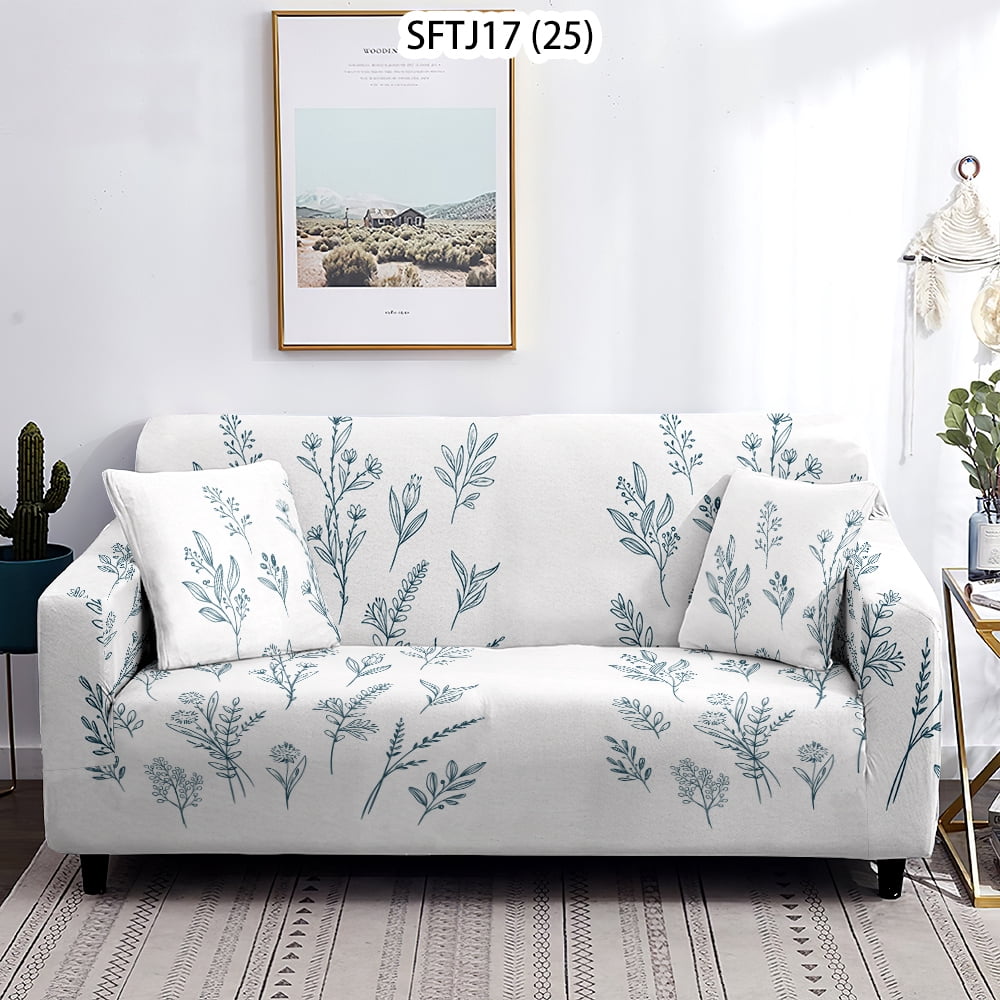 Bright Flower Fields Quilted Sofa Cover NCU0HNH925