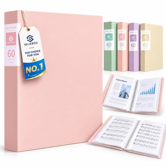 Morandi Multi Layer Display Book File Folder A4 Clear Pocket Organizer