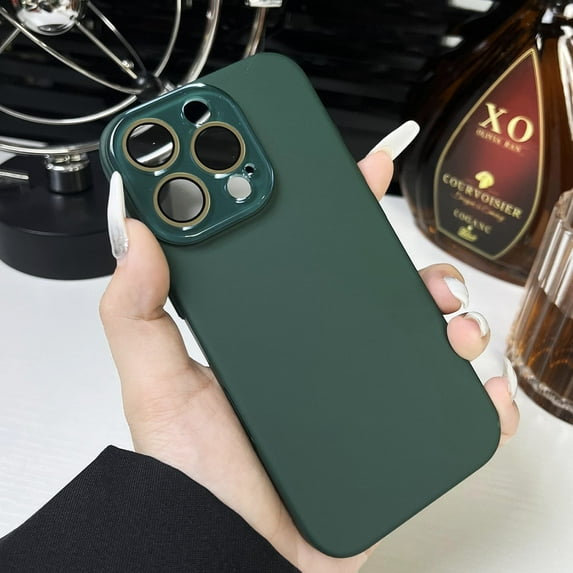 Morandi Series Case for Apple iPhone 13 Pro Max, iPhone 13 Pro Max Case, Slim Fit Camera Lens Protective Shockproof Anti-Scratch Stylish Phone Case for iPhone 13 Pro Max, Darkgreen