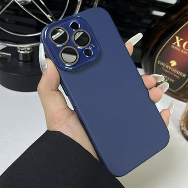 Morandi Series Case for Apple iPhone 13 Pro, iPhone 13 Pro Case, Slim Fit Camera Lens Protective Shockproof Anti-Scratch Stylish Phone Case for iPhone 13 Pro, Navyblue