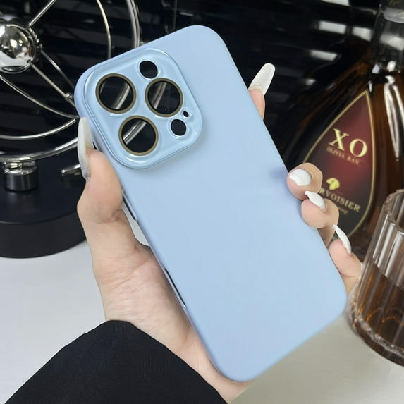 Morandi Series Case for Apple iPhone 15, iPhone 15 Case, Slim Fit Camera Lens Protective Shockproof Anti-Scratch Stylish Phone Case for iPhone 15, Blue