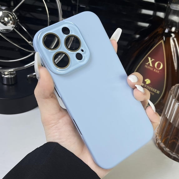 Morandi Series Case for Apple iPhone 15 Pro Max, iPhone 15 Pro Max Case, Slim Fit Camera Lens Protective Shockproof Anti-Scratch Stylish Phone Case for iPhone 15 Pro Max, Blue