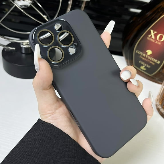 Morandi Series Case for Apple iPhone 15 Pro, iPhone 15 Pro Case, Slim Fit Camera Lens Protective Shockproof Anti-Scratch Stylish Phone Case for iPhone 15 Pro, Darkgray