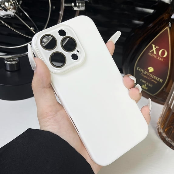 Morandi Series Case for Apple iPhone 16 Pro Max, iPhone 16 Pro Max Case, Slim Fit Camera Lens Protective Shockproof Anti-Scratch Stylish Phone Case for iPhone 16 Pro Max, White