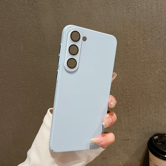 Morandi Series Case for Samsung Galaxy S23, Samsung Galaxy S23 Case, Slim Fit Camera Lens Protective Shockproof Anti-Scratch Stylish Phone Case for Samsung Galaxy S23, Blue