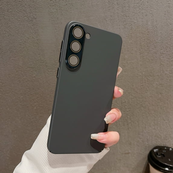 Morandi Series Case for Samsung Galaxy S23, Samsung Galaxy S23 Case, Slim Fit Camera Lens Protective Shockproof Anti-Scratch Stylish Phone Case for Samsung Galaxy S23, Darkgray