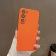 thumbnail image 1 of Morandi Series Case for Samsung Galaxy S24+, Samsung Galaxy S24 Plus Case, Slim Fit Camera Lens Protective Shockproof Anti-Scratch Stylish Phone Case for Samsung Galaxy S24+, Orange, 1 of 5