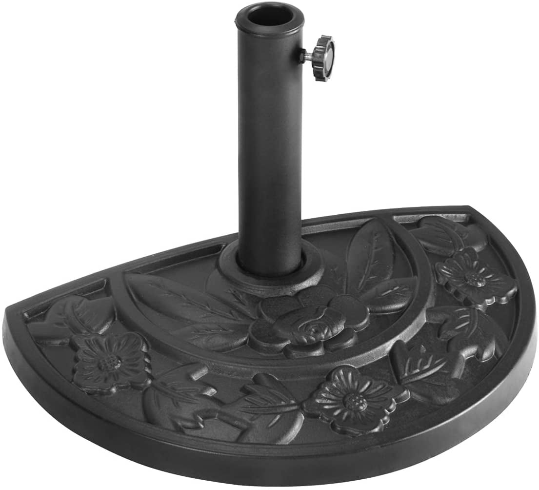 13 inch patio umbrella allen + roth 13-ft Commercial Navy Slide-tilt Offset Patio Umbrella with  Base at Lowes.com