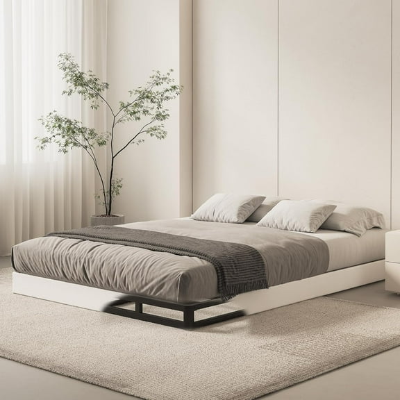 MorandiMal King Box Spring Bed Base, 5 Inch Low Profile, 3000 LBS Heavy Duty Metal Mattress Foundation with Fabric Cover, Easy Assembly, Quiet Noise Free, Non Slip