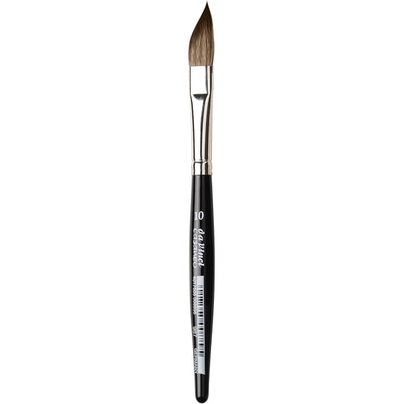 MorandiMal pinceau aquarelle XS, fibres synthtiques, pinceau d'artiste, peinture aquarelle, peintures acryliques liquides, fabriqu en Allemagne, biseaut, taille 10