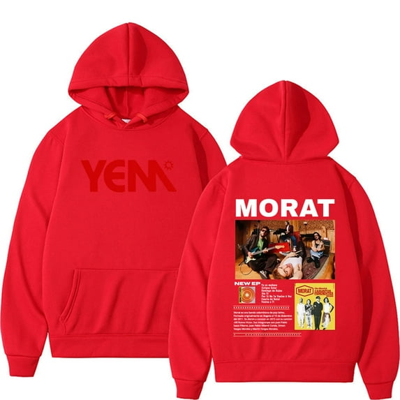 Morat Asuntos Pendientes 2025 Tour Merch Unisex Oversized Fleece Graphic Hoodie - Retro Latin Rock Kangaroo Pocket Autumn Winter Streetwear