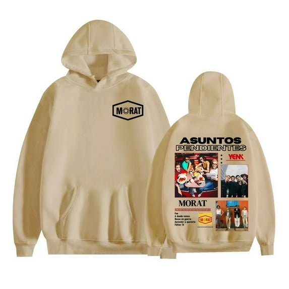 Morat Asuntos Pendientes 2025 Tour Merch Unisex Oversized Fleece Lined Hoodie - Casual Pullover