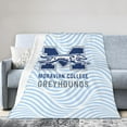 thumbnail image 1 of Moravian College Moravian University Logo Fleece Blanket, Very Soft Microfiber Flannel Blanket for Couch Warm and Cozy for All Seasons, 1 of 6