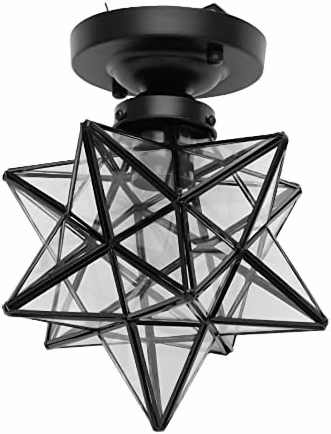 Moravian Star Light, Industrial Moravian Star Ceiling Light with ...