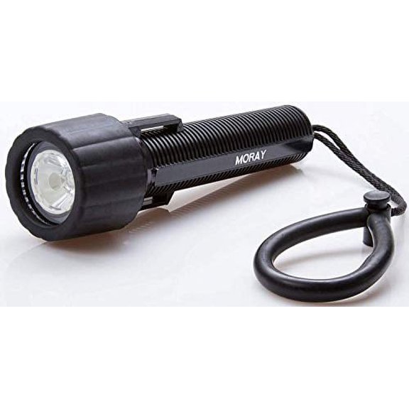 Moray Divers Communication Torch LED Flashlight/Noisemaker (Black)