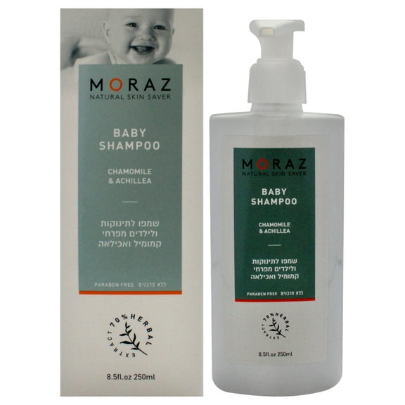 Moraz Baby Shampoo - Chamomile and Achillea , 8.5 oz Shampoo