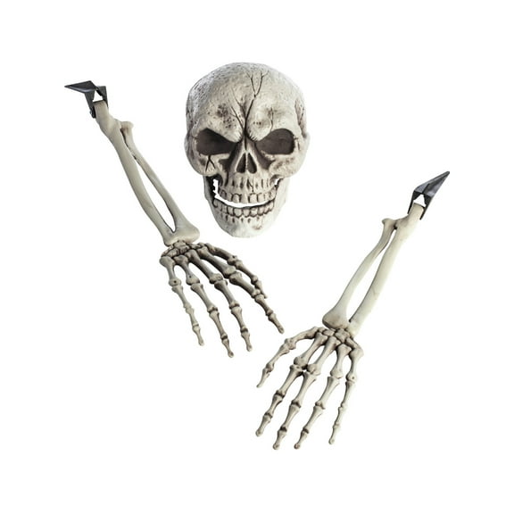 Morbid Enterprises Ground Breaker 3 Skeleton Bones Prop Skull Remains Halloween Decoration