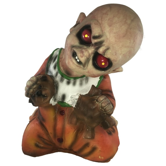 Light Up Baby Boy First Teddy Bear Psycho Killer Foam Prop Decoration