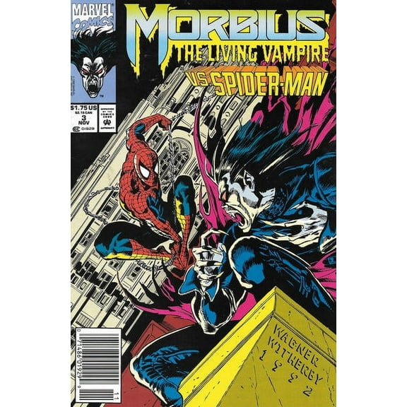 Morbius: The Living Vampire #3 (Newsstand) VF ; Marvel Comic Book