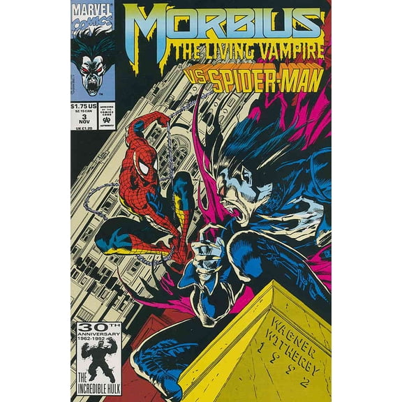Morbius: The Living Vampire #3 VF ; Marvel Comic Book