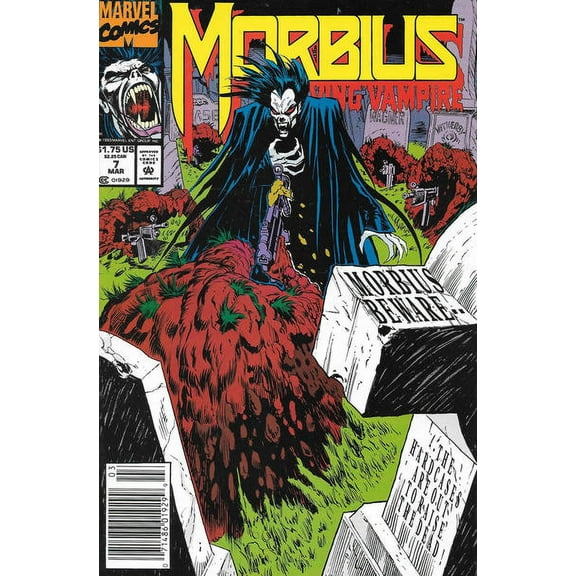 Morbius: The Living Vampire #7 (Newsstand) VF ; Marvel Comic Book