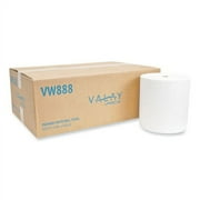 Morcon Paper Valay Proprietary Roll Towels, 1-Ply, 8 x 800 ft, White, 6 Rolls/Carton VW888