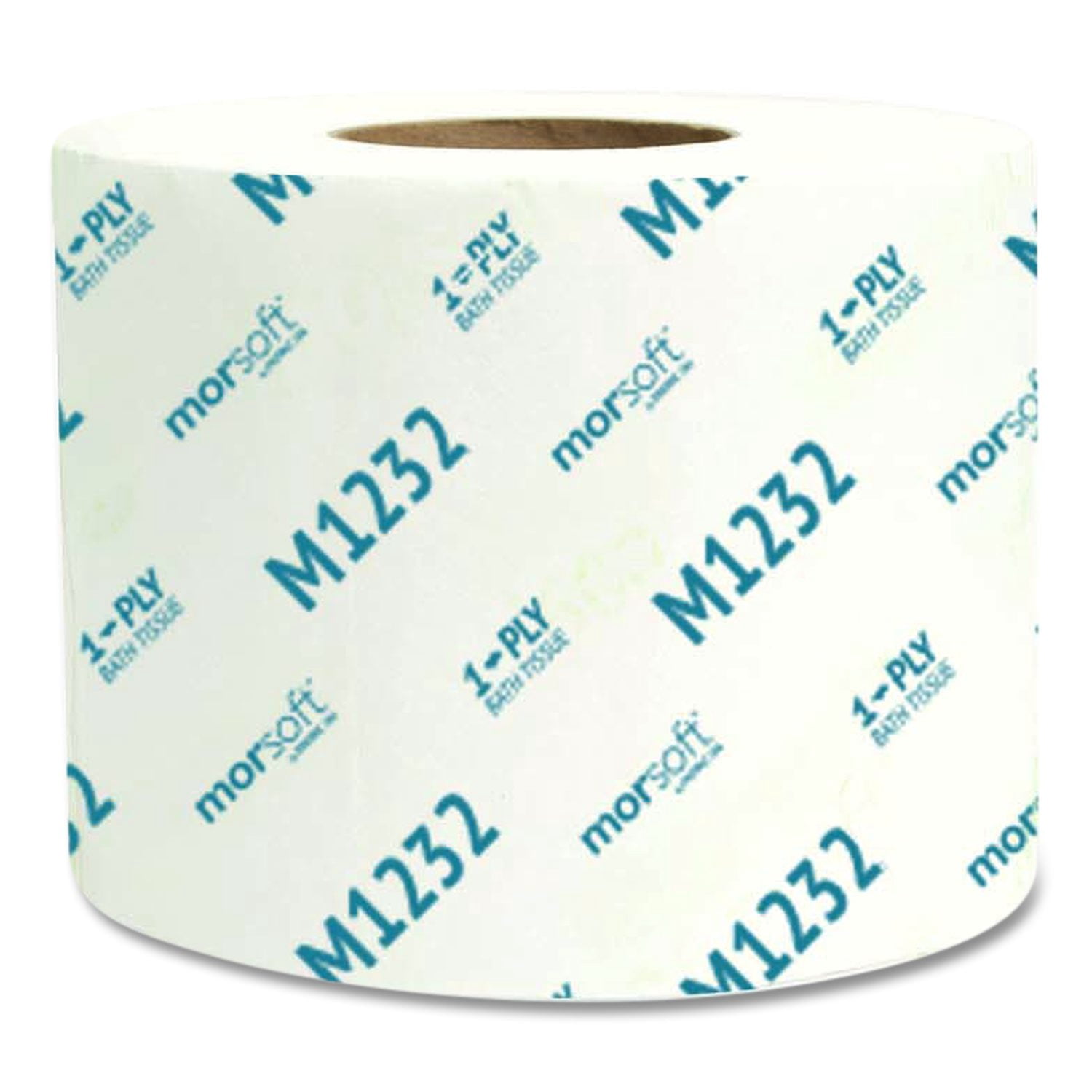 Morcon Tissue Morsoft Controlled Bath Tissue, Septic Safe, 1-Ply, White, 1,200 Sheets/Roll, 48 Rolls/Carton