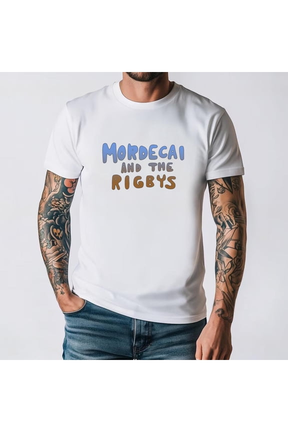 Mordecai And The Rigbys Regular Show Cartoon Band Music Fan Top Unisex T-Shirt, for men & women, up to size 5XL.