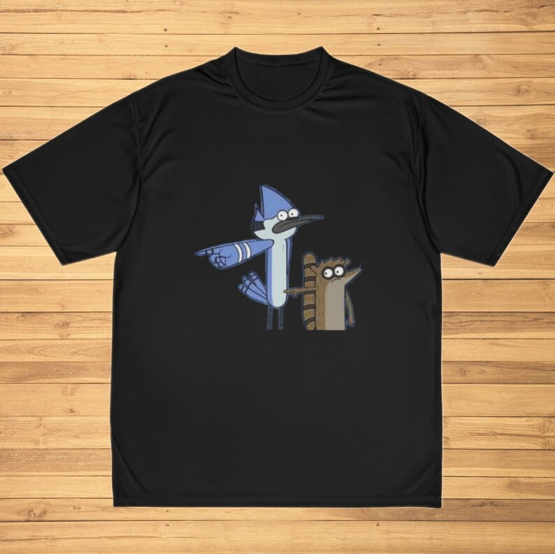 Mordecai and Rigby Tee Regular Show Tees Movie Cartoons For Kids Unisex TShirt
