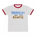 thumbnail image 1 of Mordecai and the Rigbys Ringer Tee Cosplay T-shirt Unisex Short Sleeve Streetwear Women Men Outdoor Tops, 1 of 4